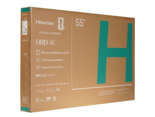 4K (Ultra HD) Smart телевизор HISENSE 55A6S